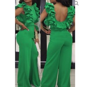 Green Romper (Lucky)